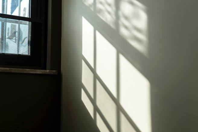 window's shadow on the wall